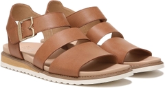 Sandal nữ Dr. Scholl's Shoes Women's Island Glow Strappy Flat Sandal Color Honey- Giày xuất dư Mỹ