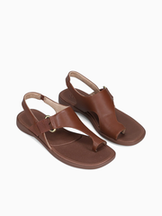 Sandal nữ Women's Soul Naturalizer Freya Flat Sandals Brown - Giày nữ xuất dư Âu, Mỹ