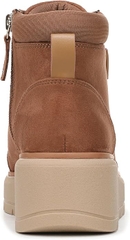 Boot nữ VNXK da bò thật Dr. Scholl's Nice Day Max Alpine Lace-Up Short Boots Color Honey Brown- Hàng xuất Mỹ
