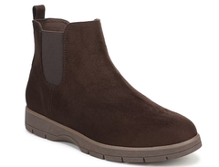 Boot nữ VNXK da bò thật Dr. Scholl's Womens Northbound Ankle Boot Ankle Boot Dark Umber Brown Microfiber - Giày nữ xuất khẩu Âu, Mỹ