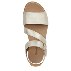 Sandal nữ Dr. Scholl's Shoes Womens Nicely Fun Adjustable Faux Leather Slingback Sandals - Giày xuất dư Mỹ