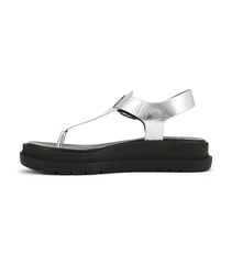 Dép Sandal Nữ Naturalizer Alyssa Sandal Silver - Giày nữ xuất khẩu Âu, Mỹ