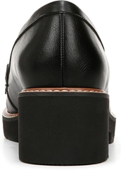 Giày nữ VNXK Naturalizer Womens Cabana Lug Sole Slip on Loafer Color Black Smooth - Giày nữ xuất Mỹ, Âu