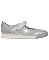 Giày nữ VNXK Naturalizer Women's Greta Slip On Sneaker Shoes Color Grey/Silver Faux Leather - Giày xuất Mỹ, Âu