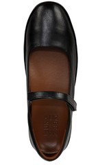 Giày nữ Naturalizer Women's Behold Mary Jane Ballet Flat Color Black Leather - Giày nữ xuất Mỹ, Âu