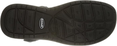 Sandal nam da thật Dr. Scholl's Mens Gaston Leather Casual Fisherman Sandals Black Leather - Giày nam xuất khẩu Âu, Mỹ