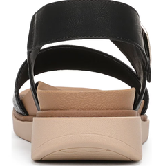 Sandal nữ Dr. Scholl's Women's Posie Slingback Sandal Color Black/Snake Print- Giày xuất dư Mỹ