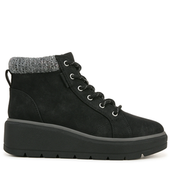 Boot nữ Dr. Scholl's Womens Nice Day Max Alpine Booties Color Black Smooth - Giày nữ xuất khẩu Âu, Mỹ