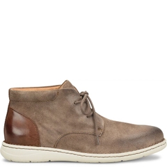 Giày nam da thật BORN Men's, Theo Boot Taupe Brown Combo đế siêu nhẹ, siêu êm - Giày nam xuất khẩu Mỹ, Eu