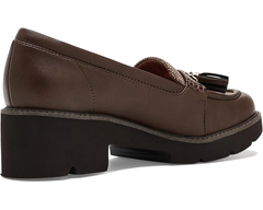 Giày nữ VNXK SOUL Naturalizer Womens Committed Lug Loafer Color Brown Wool Faux Leather - Giày nữ xuất Mỹ, Âu
