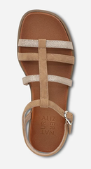 Sandal nữ Naturalizer womens Julia Strappy Sandal Color Birchwood Brown Faux Leather - Giày nữ xuất dư Âu, Mỹ