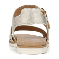 Sandal nữ Dr. Scholl's Shoes Womens Nicely Fun Adjustable Faux Leather Slingback Sandals - Giày xuất dư Mỹ