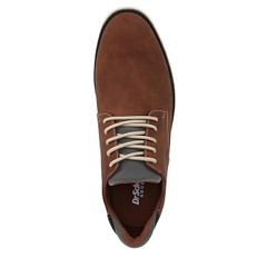 Giày nam da thật Dr. Scholl's Shoes Men's Sync Oxford Color Dark Tan Faux Leather- Giày nam xuất khẩu Mỹ, Eu