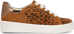 Giày nữ VNXK Naturalizer Morrison Leopard Print Lace Up Sneakers - Giày xuất Mỹ, Âu
