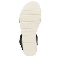 Sandal nữ Dr. Scholl's Womens Nicely Sun Flat Sandal Oxide Blue - Giày xuất dư Mỹ