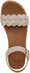 Sandal nữ Naturalizer womens Neila Sandal Color Deep Porcelain Leather - Giày nữ xuất dư Âu, Mỹ