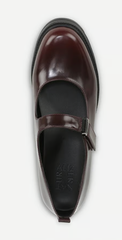 Giày nữ VNXK SOUL Naturalizer Womens Lea Lug Sole Mary Jane Color Merlot Red Faux Leather - Giày nữ xuất Mỹ, Âu