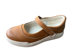 Giày búp bê Mary Jane nữ siêu nhẹ Women's Casual Mary Jane No. 19 Color Cognac - Giày nữ xuất khẩu Âu, Mỹ