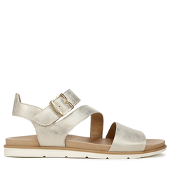 Sandal nữ Dr. Scholl's Shoes Womens Nicely Fun Adjustable Faux Leather Slingback Sandals - Giày xuất dư Mỹ