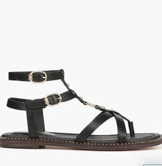 Sandal nữ Sam Edelman Womens Talya Gladiator Sandal Black - Giày nữ xuất dư Âu, Mỹ