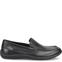 Giày nam da thật Born Men's Caleb Leather Loafer Color Black (Negro) - Giày nam xuất khẩu Mỹ, Eu