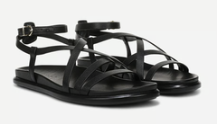 Sandal nữ Naturalizer Women's Fame Sandal Color  Black Faux Leather - Giày nữ xuất dư Âu, Mỹ