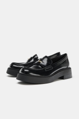 Giày nữ VNXK ZR CHUNKY SOLE LOAFERS, Black  - Giày nữ xuất khẩu Âu, Mỹ