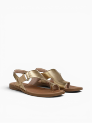 Sandal nữ Women's Soul Naturalizer Freya Flat Sandals Gold - Giày nữ xuất dư Âu, Mỹ