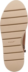 Boot nữ VNXK da bò thật Dr. Scholl's Nice Day Max Alpine Lace-Up Short Boots Color Honey Brown- Hàng xuất Mỹ