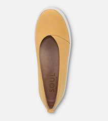 Giày búp bê nữ màu vàng SOUL Naturalizer Womens Neela Slip On Ballet Flats - Giày nữ xuất Mỹ, Âu