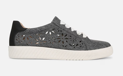 Giày Sneaker Nữ SOUL Neela-Perf Sneaker Color Black Denim Pattern Faux Leather - Giày nữ xuất khẩu Âu, Mỹ