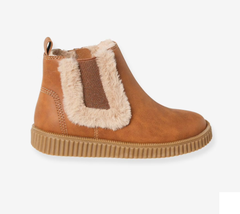 Giày Bé Gái Chelsea Boots Mùa Đông – Lót Lông, Khóa Zip &amp; Chun Co Giãn | Vertbaudet Chính Hãng