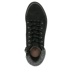 Boot nữ Dr. Scholl's Womens Nice Day Max Alpine Booties Color Black Smooth - Giày nữ xuất khẩu Âu, Mỹ