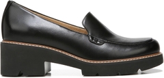 Giày nữ VNXK Naturalizer Womens Cabaret Faux Leather Loafers Black - Giày nữ xuất Mỹ, Âu