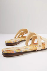 Sandal nữ Sam Edelman Women's Bay Colour Name Wheat Fray - Giày nữ xuất dư Âu, Mỹ