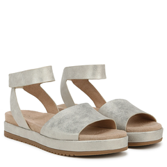 Dép Sandal nữ SOUL Naturalizer Womens Deara Platform Flat Sandals Color Light Gold - Giày nữ xuất khẩu Mỹ, Âu