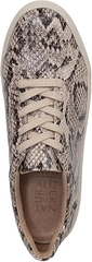 Giày nữ VNXK Naturalizer Women's Neela Lace Up Sneaker Color Beige Snake Print - Giày xuất Mỹ, Âu