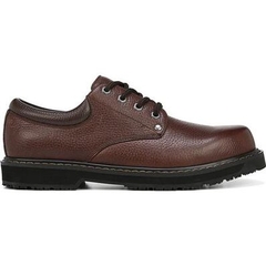 Giày da nam DR. SCHOLL'S HARRINGTON II BROWN LEATHER SLIP-RESISTING OXFORD - Giày nam xuất khẩu Mỹ