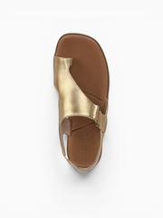 Sandal nữ Women's Soul Naturalizer Freya Flat Sandals Gold - Giày nữ xuất dư Âu, Mỹ