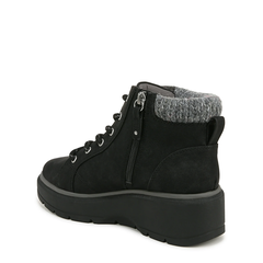 Boot nữ Dr. Scholl's Womens Nice Day Max Alpine Booties Color Black Smooth - Giày nữ xuất khẩu Âu, Mỹ