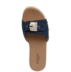 Dép nữ quai ngang Dr. Scholl's Women's Dark Blue Think Iconic Sandals   - Giày dép xuất dư Mỹ, EU