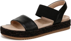 Sandal nữ Naturalizer Women's Diana Strappy Sandal Couleur Noir/blanc - Giày nữ xuất dư Âu, Mỹ