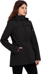 Áo Khoác Nữ Xuất Dư Âu, Mỹ HFX Women’s Mellow Pile Lined Jacket – Màu Ebony | Giá Giảm Cực Sốc Chỉ 1.299.000đ