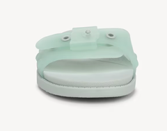 Dép nữ quai ngang Dr. Scholl's Women's So Original Jelly Slide Sandal Color Ocean Green Faux Leather   - Giày dép xuất dư Mỹ, EU