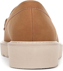 Giày nữ VNXK siêu nhẹ, siêu êm, siêu thoáng Naturalizer Women's Elin Loafer Color Brown Perforated - Giày nữ xuất Mỹ, Âu