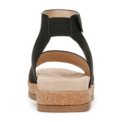 Dép Sandal nữ SOUL Naturalizer Womens Deara Platform Flat Sandals Color Black - Giày nữ xuất khẩu Mỹ, Âu