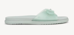Dép nữ quai ngang Dr. Scholl's Women's So Original Jelly Slide Sandal Color Ocean Green Faux Leather   - Giày dép xuất dư Mỹ, EU