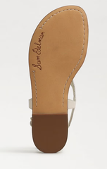 Sandal nữ SAM EDELMAN Womens Canna Thong Flat Sandal Color Modern Ivory Leather - Giày nữ xuất dư Âu, Mỹ