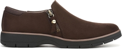 Giày nữ VNXK Dr.Scholl's Shoes Femme Nice Day Now Couleur  Micro marron foncé - Giày nữ xuất khẩu Âu, Mỹ