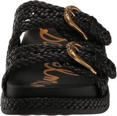 Sandal nữ Sam Edelman Sandales Reid Slide pour femme Couleur Noir/blanc - Giày nữ xuất dư Âu, Mỹ